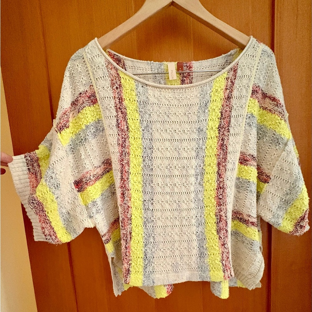 Pilcro by Anthropologie Beachside Sweater Tee Sz M